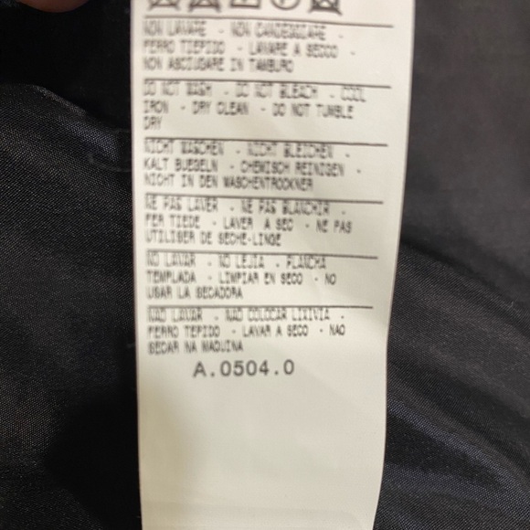 Benetton Wool Blazer Size XS 40 Gray Black Wool Silk Button Closure - Picture 11 of 13